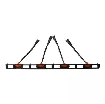 Передний бампер решетка капота светодиодные фонари с жгутом проводов для Tacoma 2012-2015 янтарный