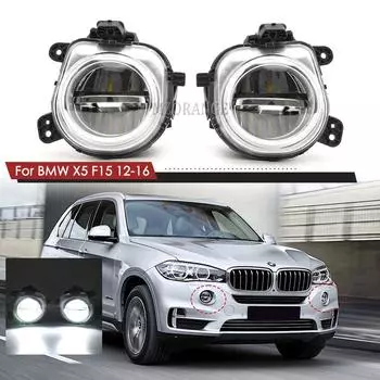 Передний бампер светодиодные противотуманные фары DRL дальнего света для BMW X5 F15 F85 M X4 F26 X6 F16 M F86 2013-2016 Аксессуары для фар в сборе