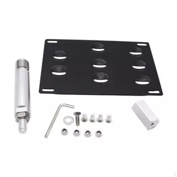 Передний буксировочный крюк, кронштейн для установки лицензии, простая установка, профессиональная замена запасных частей