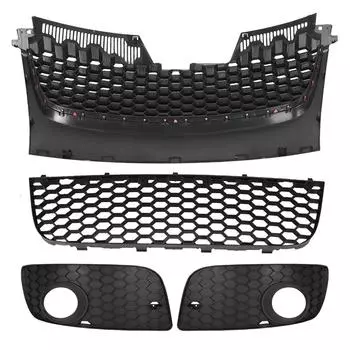 Передний черный бампер капот нижняя решетка противотуманные фары решетки для Golf GTI MK5 20062009