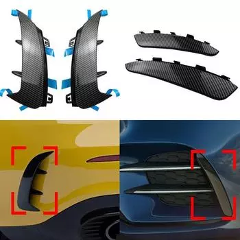 Передний и задний бампер, спойлер, крылья, плавники, канарды для Mercedes Benz A Class W177, хэтчбек A180 A200 A220 A250 A35 2019-2024 glossy black for hatchback