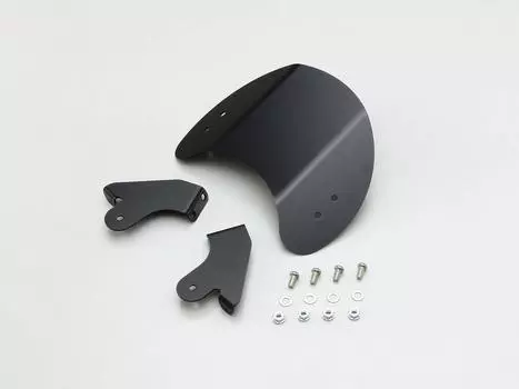 Передний козырек HURRICANE, черный анодированный, Monkey 125 125 HA6120 (JB02/03)/Дакс (JB04/06) чёрный