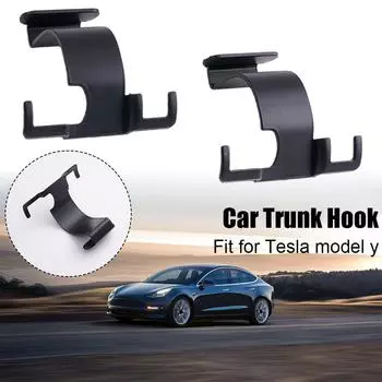 Передний крючок для багажника Крючок для хранения в багажнике для Tesla Model Y Аксессуары для салона автомобиля Укладка Уборка Автозапчасти Аксессуары