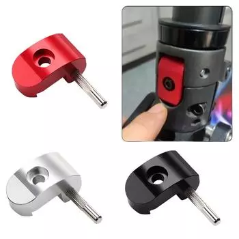 Передний крюк для электросамоката, удобный крючок для подвешивания, крючок для сумки для электросамоката, передний крюк с набором винтовых инструментов красный