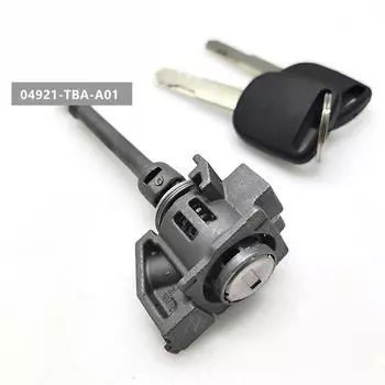 Передний левый цилиндр замка двери с 2 ключами для Honda Civic 2016-2021 04921-TBA-A01