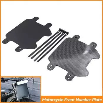Передний номерной знак мотоцикла Аксессуары для SURRON SUR-RON Light Bee Light X Segway X260 Внедорожный электромобиль Велосипед чёрный
