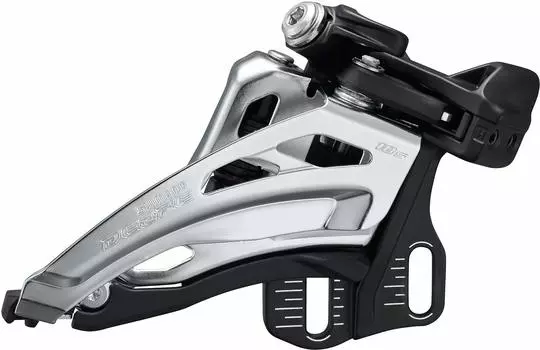 Передний переключатель передач SHIMANO FD-M4100-E для 2X10 Side Swing Front Pull E Type 66-69°, совместимый с верхней передачей: 36T IFDM4100E4