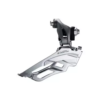 Передний переключатель SHIMANO с прямым креплением, совместимый с верхним EFDR2000F CLARIS (ДОРОГА) FD-R2000-F 28S Передача 46-52T серебряный