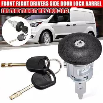 Передний правый водительский дверной замок, цилиндр замка автомобиля для Ford Transit MK7