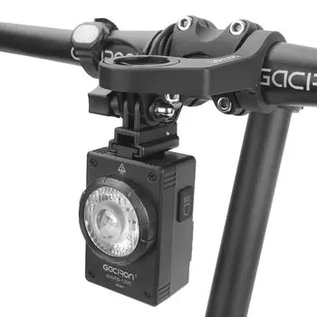 Передний светодиодный фонарь для велосипеда Gaciron, высокая яркость 1000 люмен, водонепроницаемый, IP67, USB, перезаряжаемый MARS-1000 чёрный