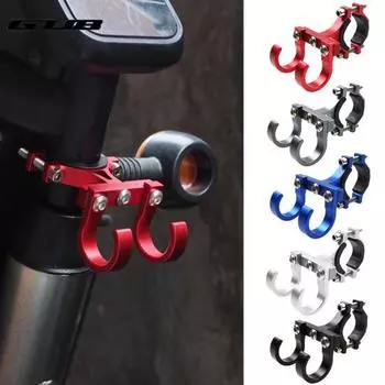 Передний велосипедный крючок GUB, устойчивый к царапинам, прочный подшипник, подвесные предметы, антикоррозийный велосипедный двойной крючок из алюминиевого сплава для мотоцикла