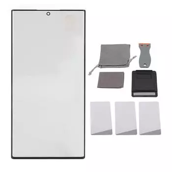 Передний внешний стеклянный экран с ремонтным комплектом, устойчивый к царапинам, профессиональный дисплей для Galaxy S22
