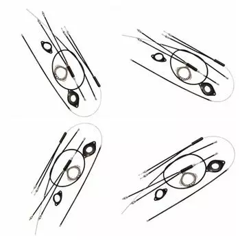 Передний задний тормозной трос велосипеда BMX Верхний нижний тормозной трос велосипеда Тормозные кабели гироскопа для систем гироскопа чёрный