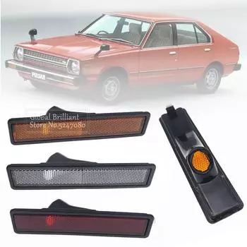 Передняя боковая крышка габаритного фонаря, задняя левая правая крышка, подходит для BMW E30 E32 E34 318i 530i 535i 540i красный