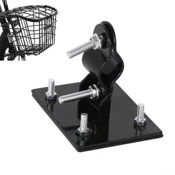 Передняя корзина с фиксированным держателем, складная рамка для модификации велосипеда, лампа