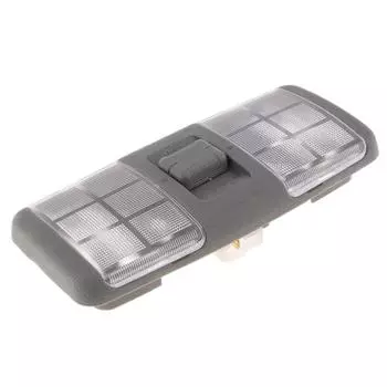Передняя купольная лампа для чтения на крыше в сборе, подходит для Mitsubishi Pajero Montero 15.7X7X2.5cm серый