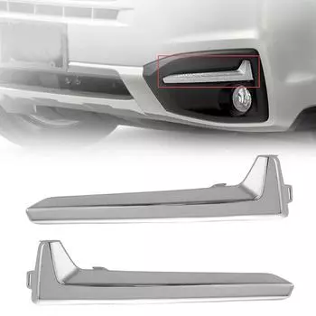 Передняя левая правая накладка молдинг бампера для Subaru Forester 2017 2018