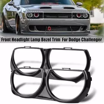 Передняя накладка фары левая и правая пара для Dodge Challenger 2015-2021
