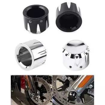 Передняя ось мотоцикла 29 мм гайка болт крышка крышка для Harley-Davidson Softail Dyna Touring Wide Glide Fat Bob Sportster Iron 883 серебряный