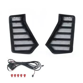 Передняя противотуманная фара Боковая решетка Дневной ходовой огонь ДХО Для Toyota Tacoma 2024