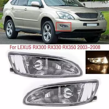 Передняя противотуманная фара для Lexus RX300 RX330 RX350 2003-2008, передний бампер автомобиля, противотуманная фара, лампа DRL, дневные ходовые огни с 1pc left