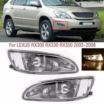 Передняя противотуманная фара для Lexus RX300 RX330 RX350 2003-2008, передний бампер автомобиля, противотуманная фара, лампа DRL, дневные ходовые огни с лампочкой 1pc left