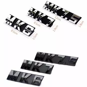 Передняя решетка автомобиля, эмблема, значок, наклейки, наклейки для V/W GOLF 6 7 MK6 MK7 MK7.5 2008-2018, аксессуары для стайлинга автомобилей MK6 Sticker чёрный