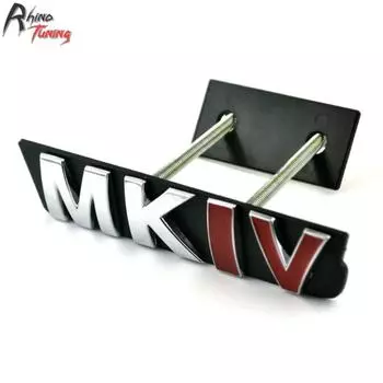 Передняя решетка автомобиля MKIV, гриль, эмблема, значок, автостайлинг серебряный