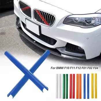 Передняя решетка радиатора ABS, декоративные полоски для BMW F30 F10 F11 F20 F22 F31 F32 F34 F01 F48 G20 M Sport Style, декоративная решетка