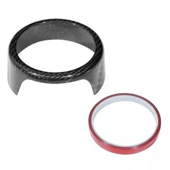 Передняя решетка с эмблемой из углеродного волокна, декоративная накладка на кронштейн, подходит для Alfa Romeo Giulia 17-19