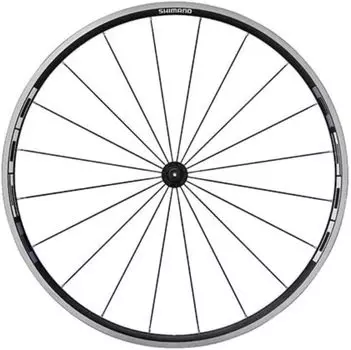Передняя спица шоссейного колеса SHIMANO 700C, черная наклейка EWHR501AFCBMYL WH-R501A-F (Технические характеристики Aero) (Спецификация монотонности)