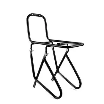 Передняя стойка для велосипеда MTB, стальная стойка для перевозки велосипеда, стойка для багажника, выдерживает нагрузку до 15 кг/33 фунта чёрный