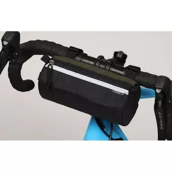 Передняя сумка OSTRICH POTARI Light X Black с петлей для ремня чёрный