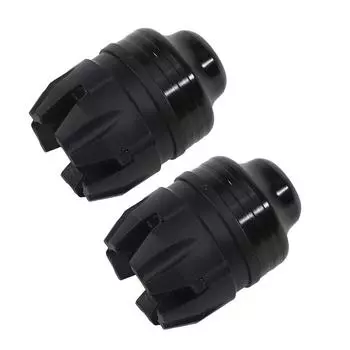 Передняя вилка из алюминиевого сплава, модификация мотоцикла, электромобиль, мотоцикл, аксессуары для чашек с защитой от падения One Size чёрный