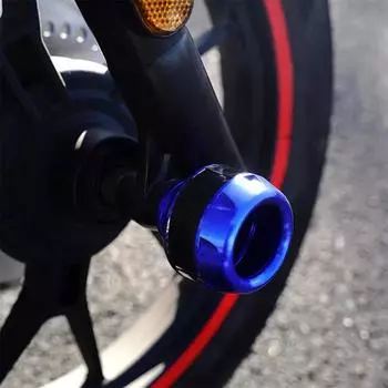 Передняя вилка мотоцикла, противоударная чашка, универсальный алюминиевый сплав, передняя вилка мотоцикла, защитное колесо, модифицированное для мотоцикла оранжевый