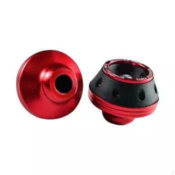 Передняя вилка, ползунки рамы колеса, защита мотоцикла, аварийная площадка, красный