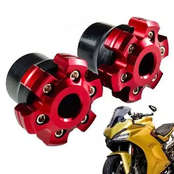 Передняя вилка Рама Слайдеры 2шт Передняя вилка Колесо Рама Слайдеры Колесо Защита от удара для большинства мотоциклов Мотоциклы Мопеды золотой