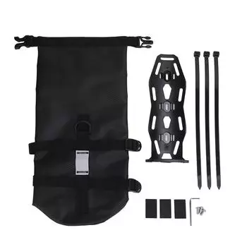 Передняя вилка сумка 5л большой емкости водонепроницаемый велосипедный передний седельный мешок багажник сумка для шоссе