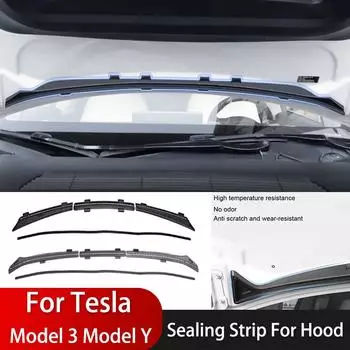 Передняя водонепроницаемая крышка шасси, водонепроницаемая полоска для 18-23 Tesla Model 3 / Y, защитная крышка воздухозаборника, аксессуары для модификации