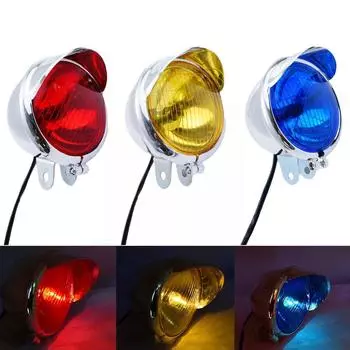 Передняя вспомогательная фара для мотоцикла GN125, аксессуары для боковых фонарей, противотуманная фара Gene, ретро-фара 12 В, внешняя 10 Вт B K1U9 белый