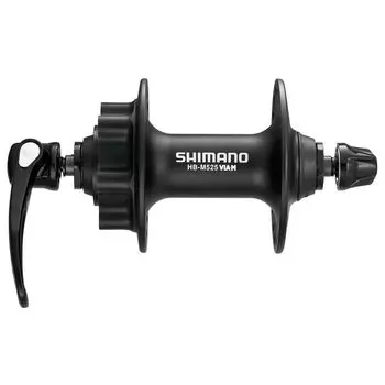 Передняя втулка SHIMANO A черная 36H 6 болтов EHBM525AALS DEORE HB-M525 чёрный