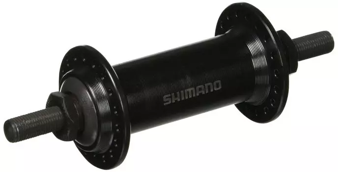 Передняя втулка SHIMANO черная 36H гайка типа EHBTX500DL HB-TX500 чёрный