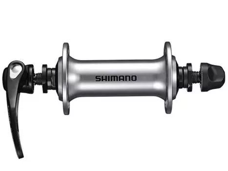 Передняя втулка SHIMANO Silver 32H EHBRS400BS HB-RS400 серебряный