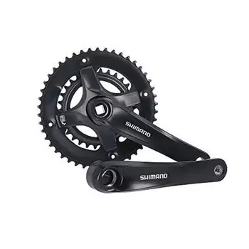 Передняя звездочка SHIMANO 170 мм, совместимая с кареткой, квадратный вал, черный EFCTY5012C60XLB (MTB) FC-TY501-2 4630T 8S/7S 122,5 мм (LL123)