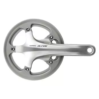 Передняя звездочка SHIMANO 45T 170 мм с защитой цепи EFCS501CB5C1S ALFINE FC-S501-S (Одиночный охранник)