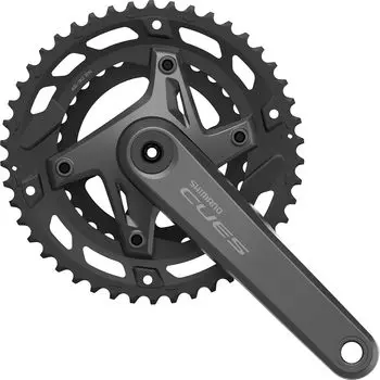 Передняя звездочка SHIMANO CUES без защиты цепи, шатун EFCU60002EX60X FC-U6000-2, длина/175 мм, 46/30 зуб., 9/10 зуб.