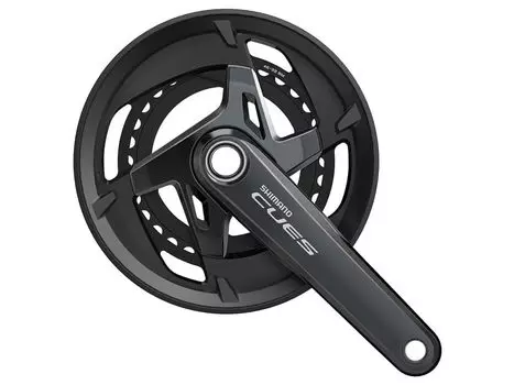 Передняя звездочка SHIMANO CUES с защитой цепи, шатун 11S EFCU80002EX62C FC-U8000-2 Длина/175 мм 46/32T