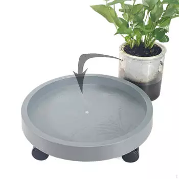 Передвижная подставка для растений на колесиках, держатель для растений, ролики, подставка для горшка, передвижная подставка на колесиках
