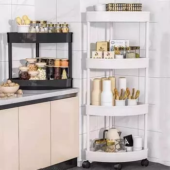 Передвижная угловая полка, тележка для хранения вещей в доме, полка для гостиной, полка для туалета в стиле современного минимализма, подставка для хранения закусок