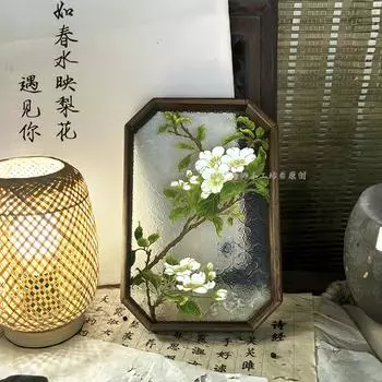 Перегородчатая эмаль живопись своими руками материал ручной работы чайный поднос нематериальное культурное наследие перегородчатая эмаль подарок украшение